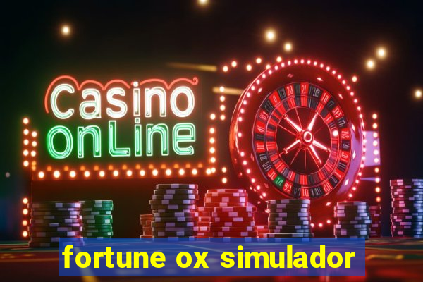 fortune ox simulador